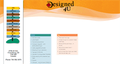Desktop Screenshot of designed4u.ca